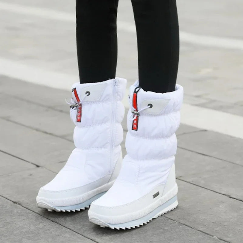 Botas de nieve cálidas a la moda para Mujer, Botas de inv...