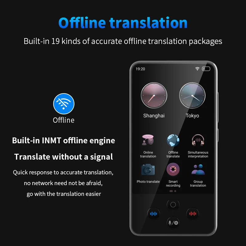 Dispositivo Traductor de Idiomas, Compatible con 138 Idio...