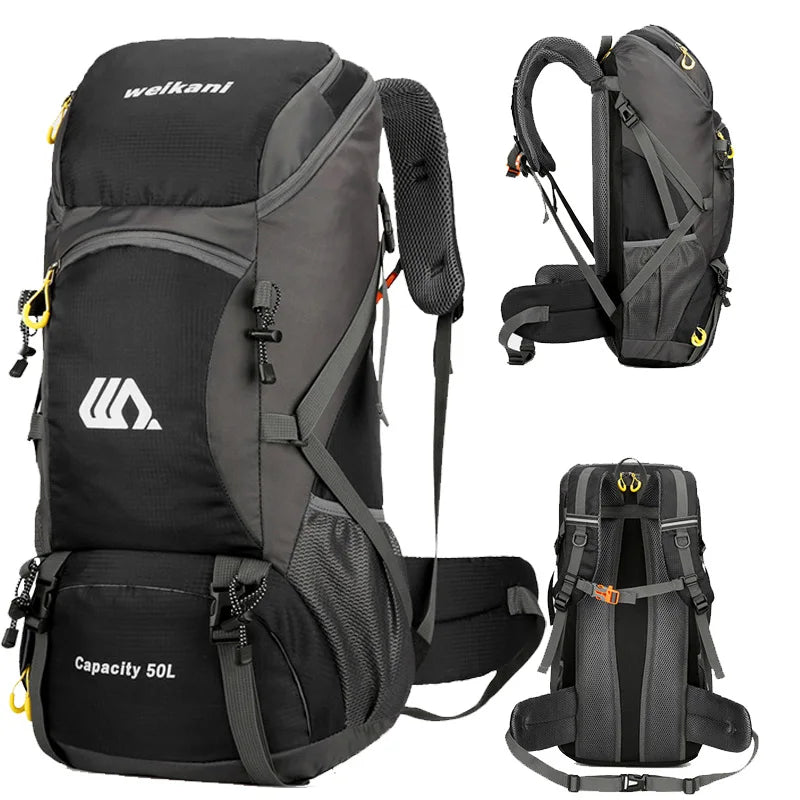 Mochila de viaje de 50L para acampar, bolsa grande para s...