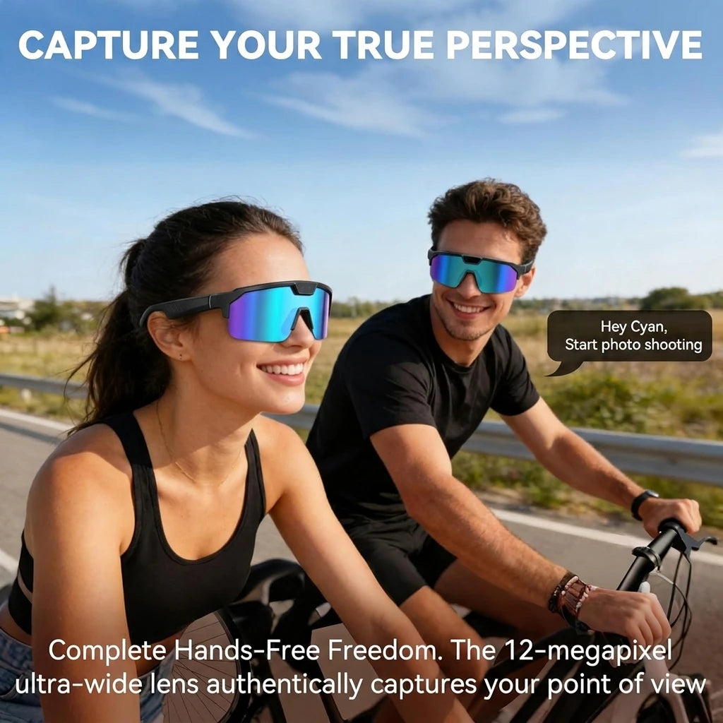 Nuevas Gafas Inteligentes con IA 2026, Cámara 1200P, 4K A...
