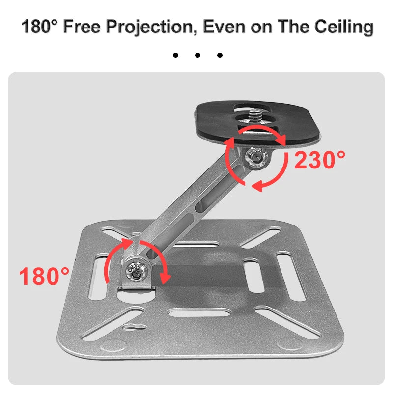 Soporte Proyector Universal TouYinger PTZ 180° Montaje Flexible