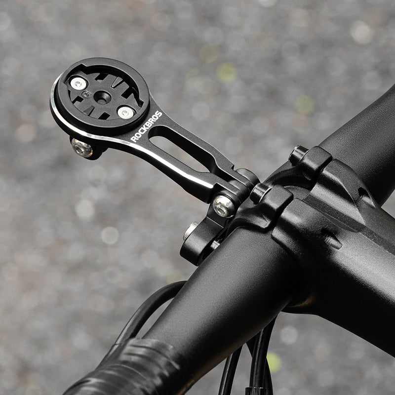 Soporte de bicicleta ROCKBROS, soporte de lámpara de luz delantera, soporte de extensión de aleación de aluminio para ordenador de bicicleta, soporte Wahoo Bryton Garmin - Corporación Turística