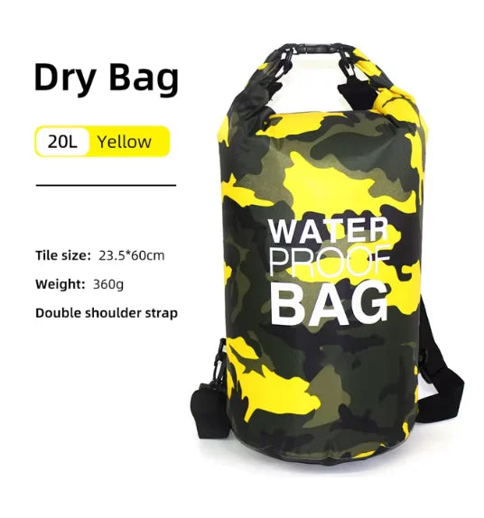 Paquete de natación de PVC, mochila seca para mujeres y h...