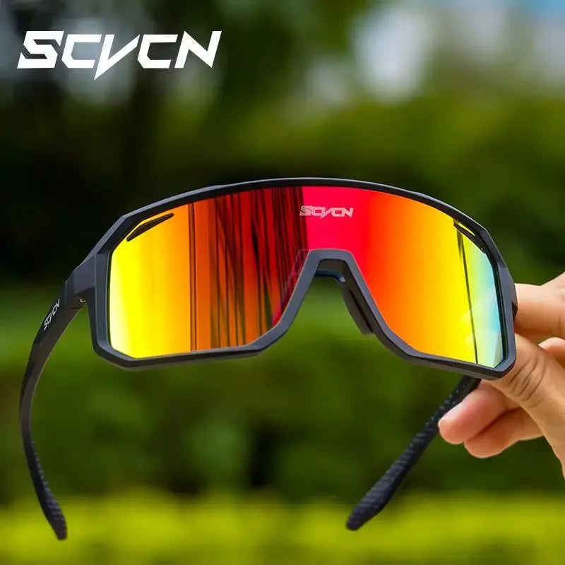 Gafas Ciclismo SCVCN UV400 Hombre Mujer Deportes Sol Conducir - Corporación Turística