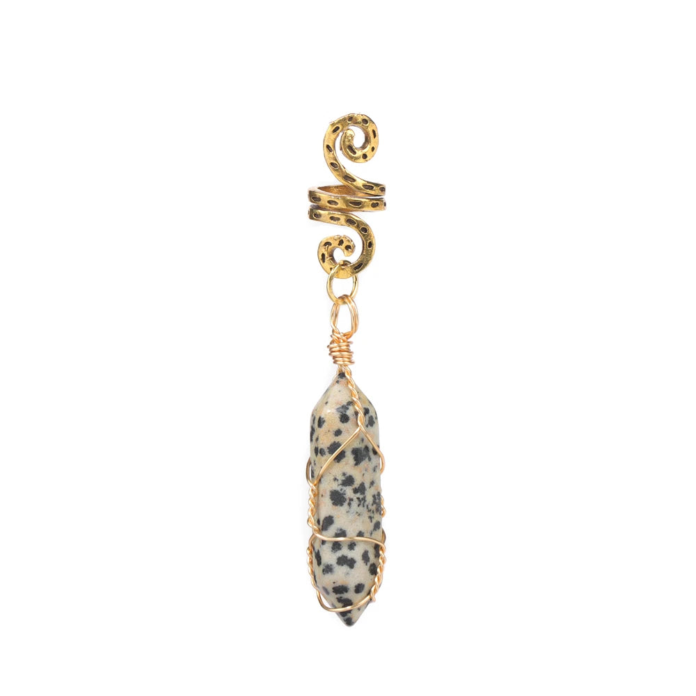 Colgante de piedra Natural para mujer y niña, accesorios ...