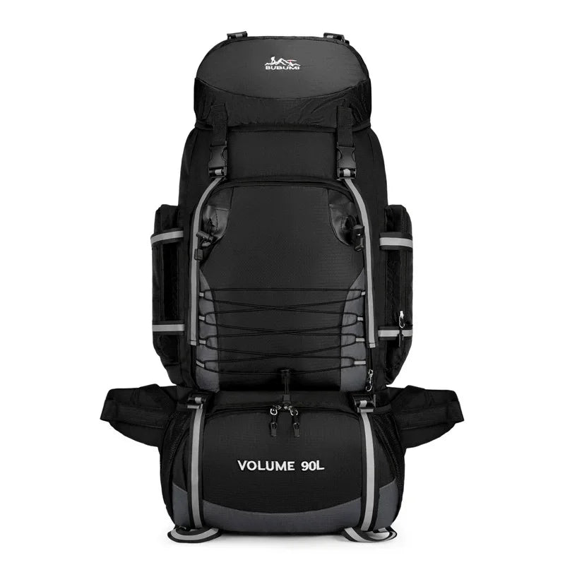 Mochila impermeable de 90L para senderismo y acampada, bo...