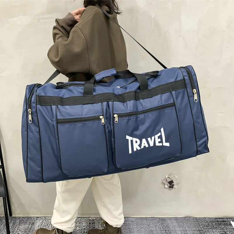 Bolsa de viaje plegable de gran capacidad, bolso deportiv...