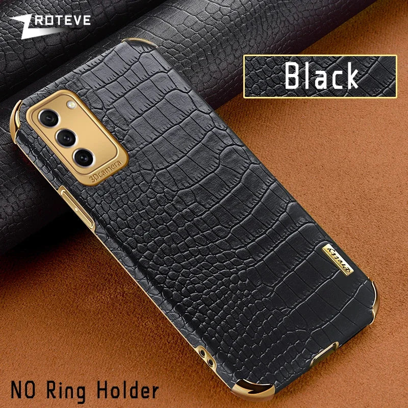 Crocodile-pattern S25 Ultra ZROTEVE phone case by Corporación Turística, featuring textured crocodile design and precise fit.
