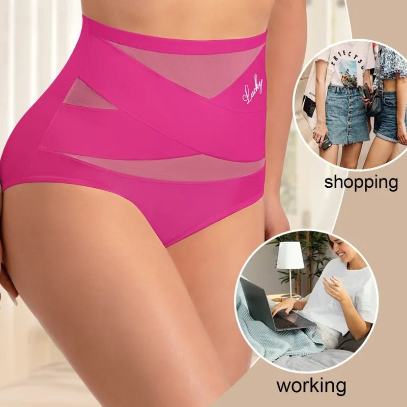High-waisted shaping waist trainer by Corporación Turística with abdomen control, shown in black on a mannequin.