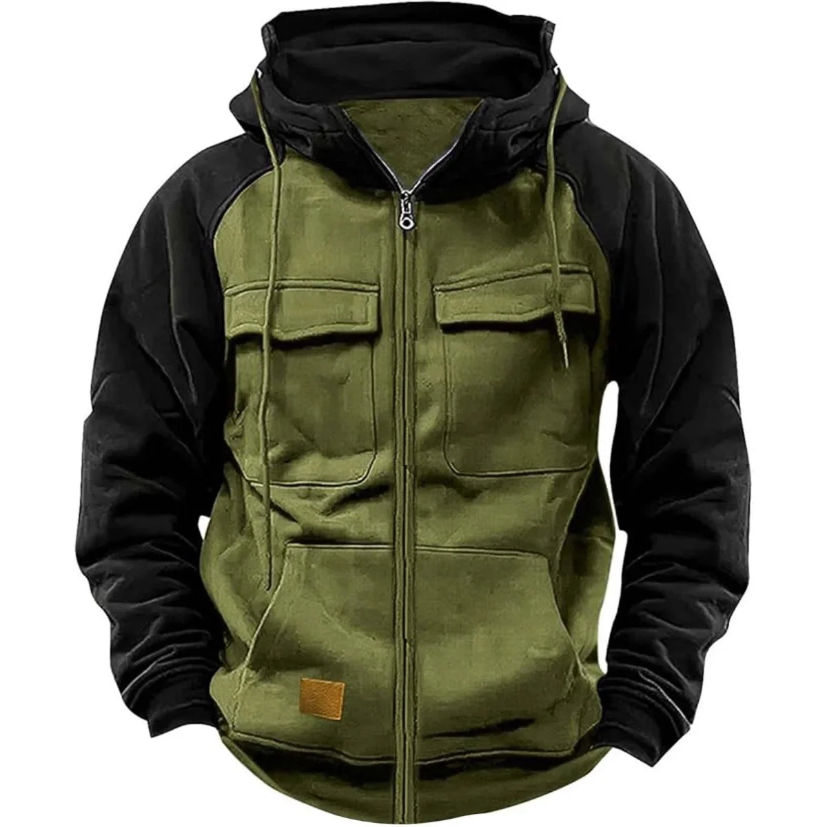 Sudadera Retro Hombre BOILEN HENG XIN Cierre Cremallera Otoño Invierno