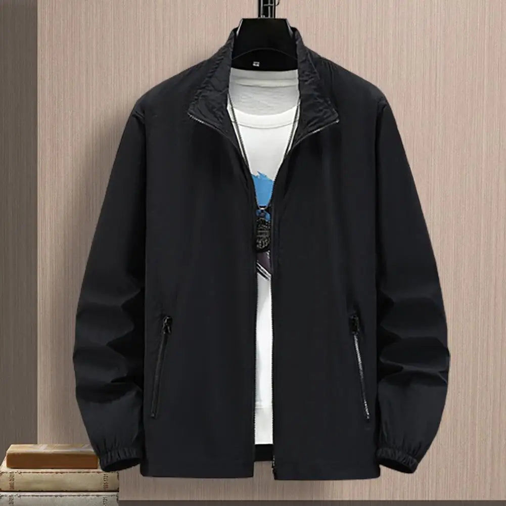 Men's outdoor jacket by Corporación Turística featuring a protective waterproof exterior and a warm, durable design.