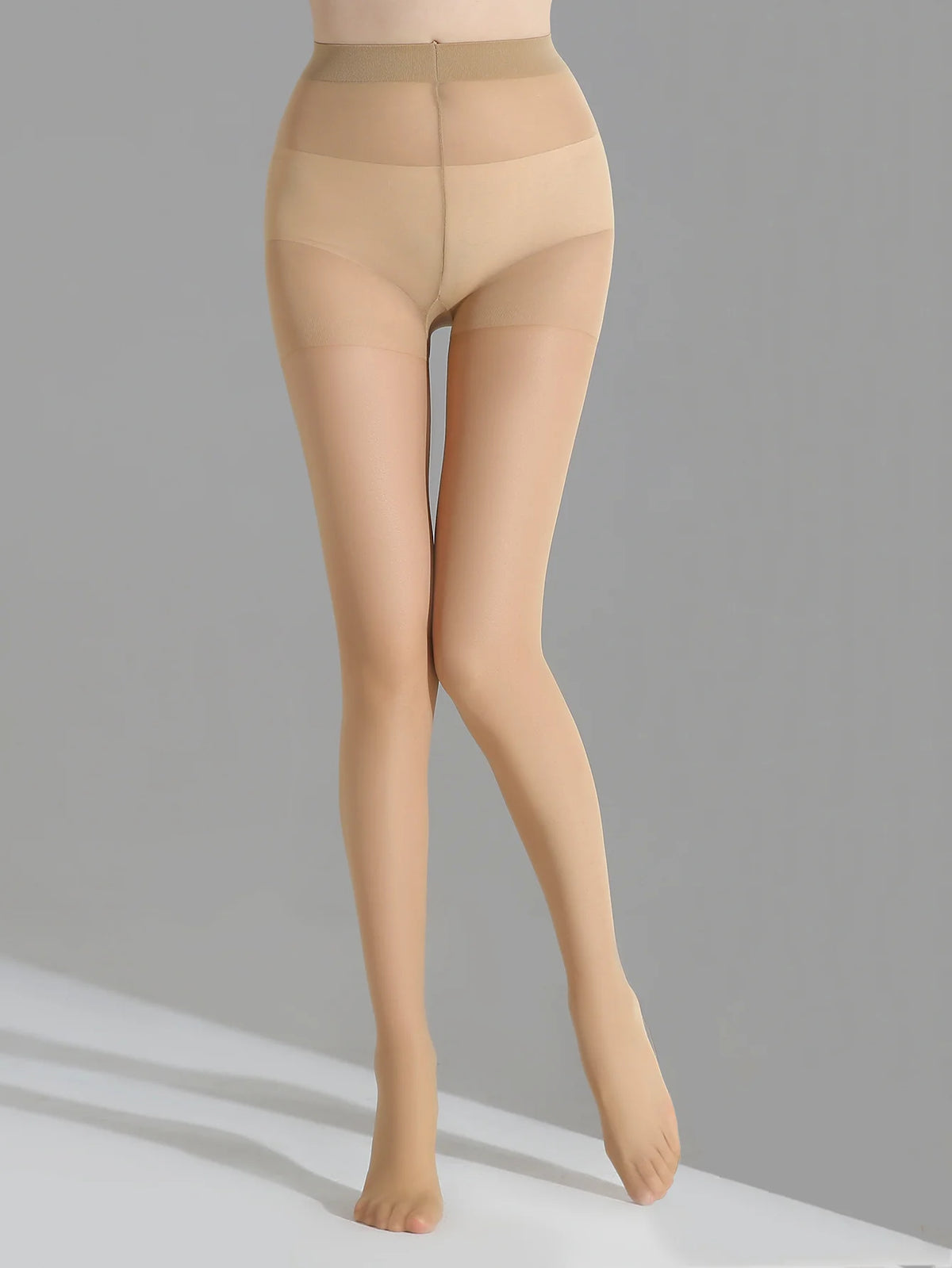 Three pairs of women's nylon pantyhose from Corporación Turística, ultra-sheer and comfortable for everyday wear.