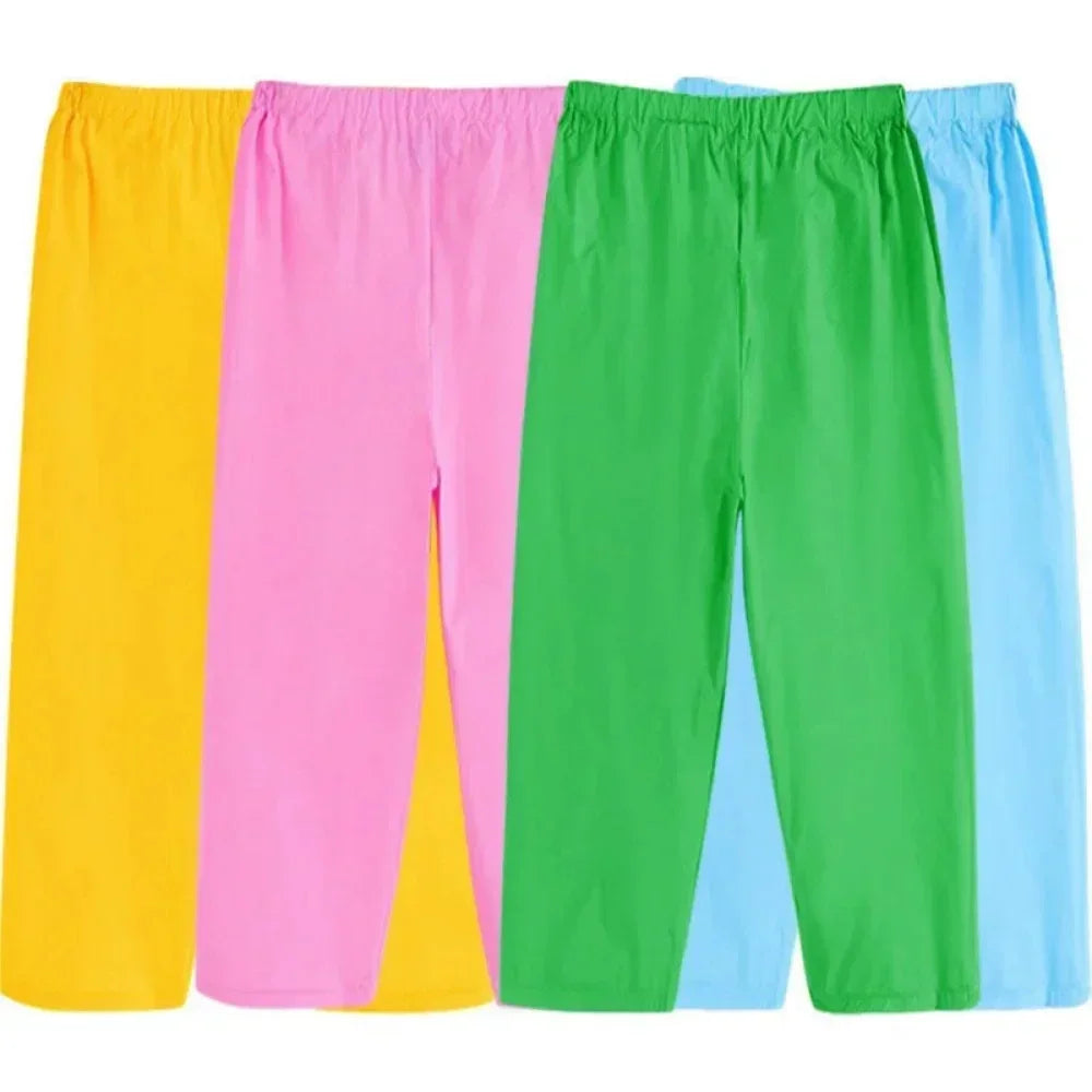 Unisex camping pants by Corporación Turística, featuring durable outdoor fabric, suitable for men and women during outdoor adventures.