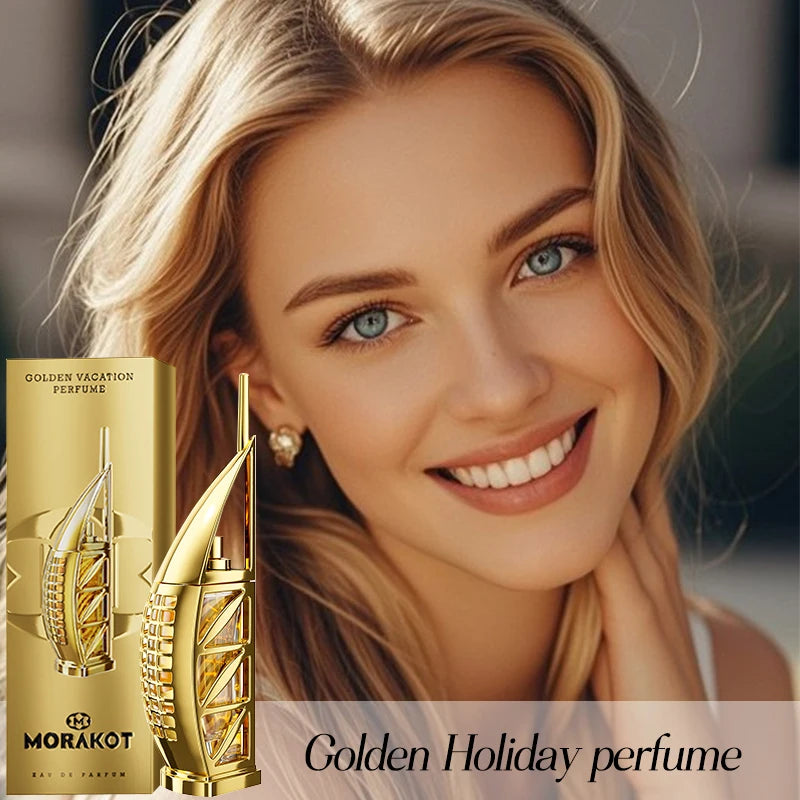 Perfume Unisex MORAKOT Golden Vacation, Larga Duración, 7...