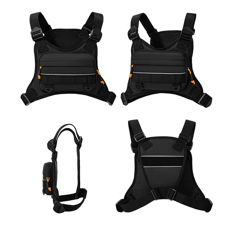 Bolsa de Pecho Frontal, Chaleco de Camping, Mochila para ...