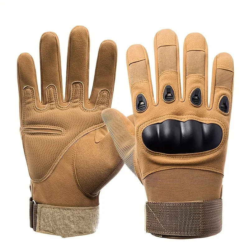 Guantes Tácticos Militares Antideslizantes para Hombre (Negro) - Corporación Turística