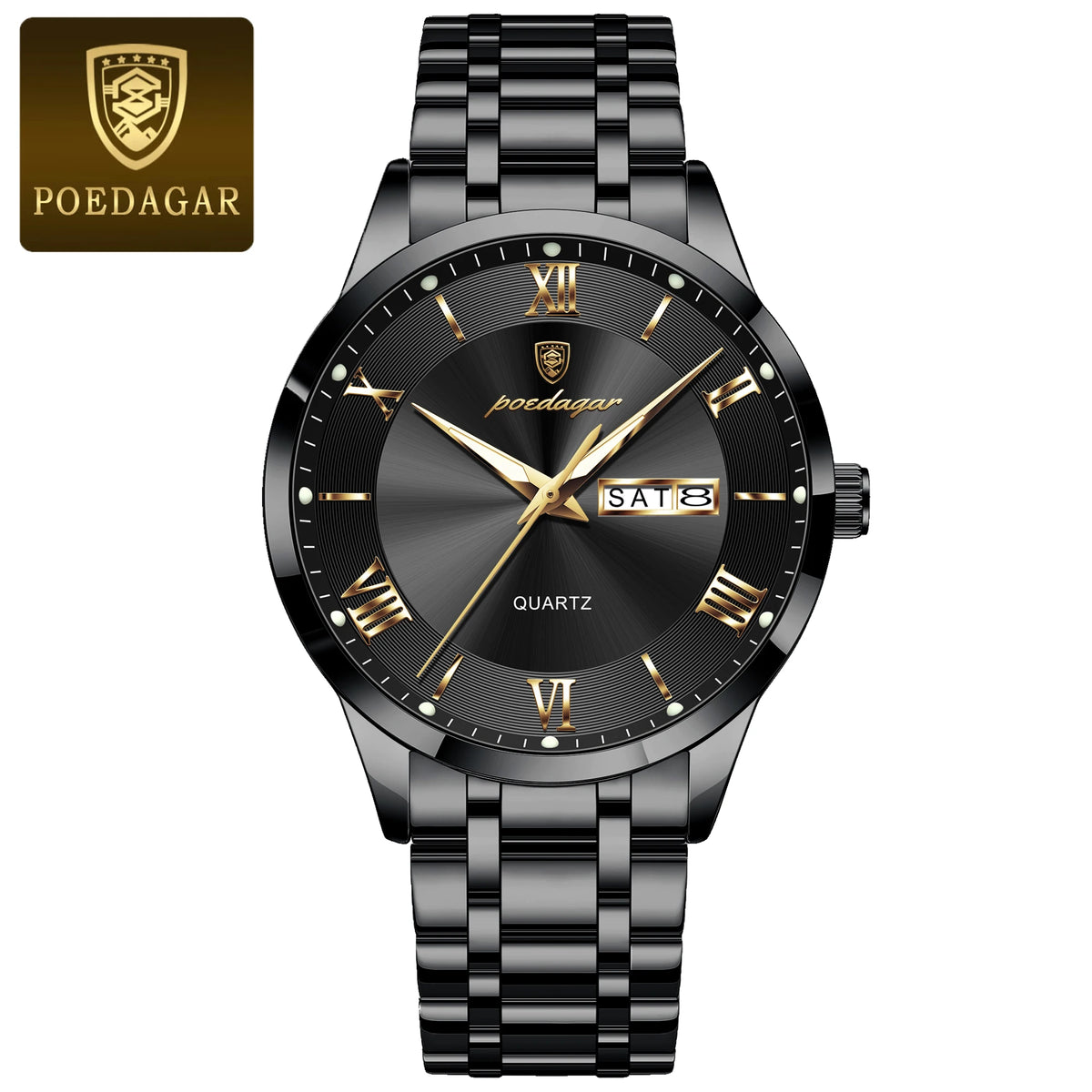 Reloj POEDAGAR de lujo a la moda para hombre, Reloj de pu...