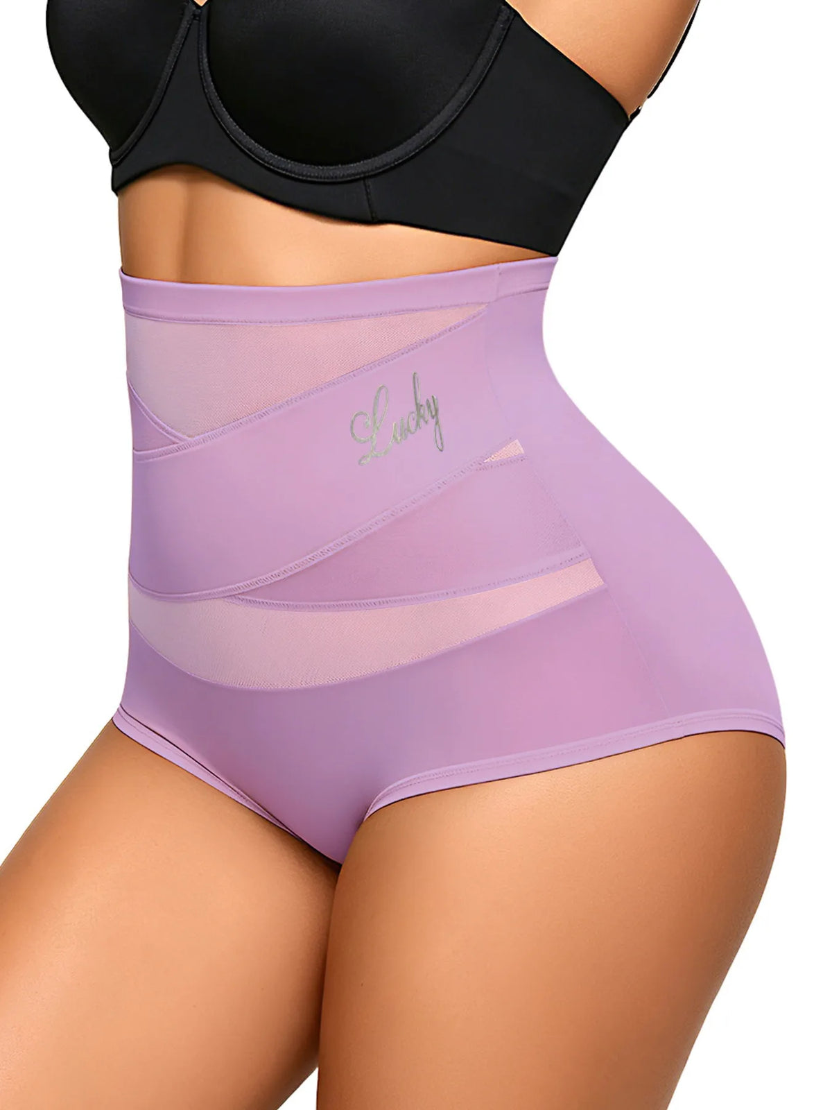 High-waisted waist shaper faja with abdominal control by Corporación Turística, showing the smooth, snug fit on a model.