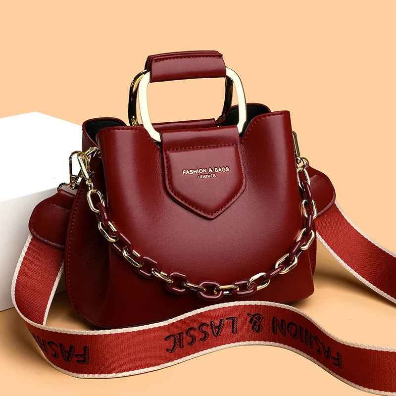 Nuevos bolsos de hombro de PU de alta calidad para mujer,...