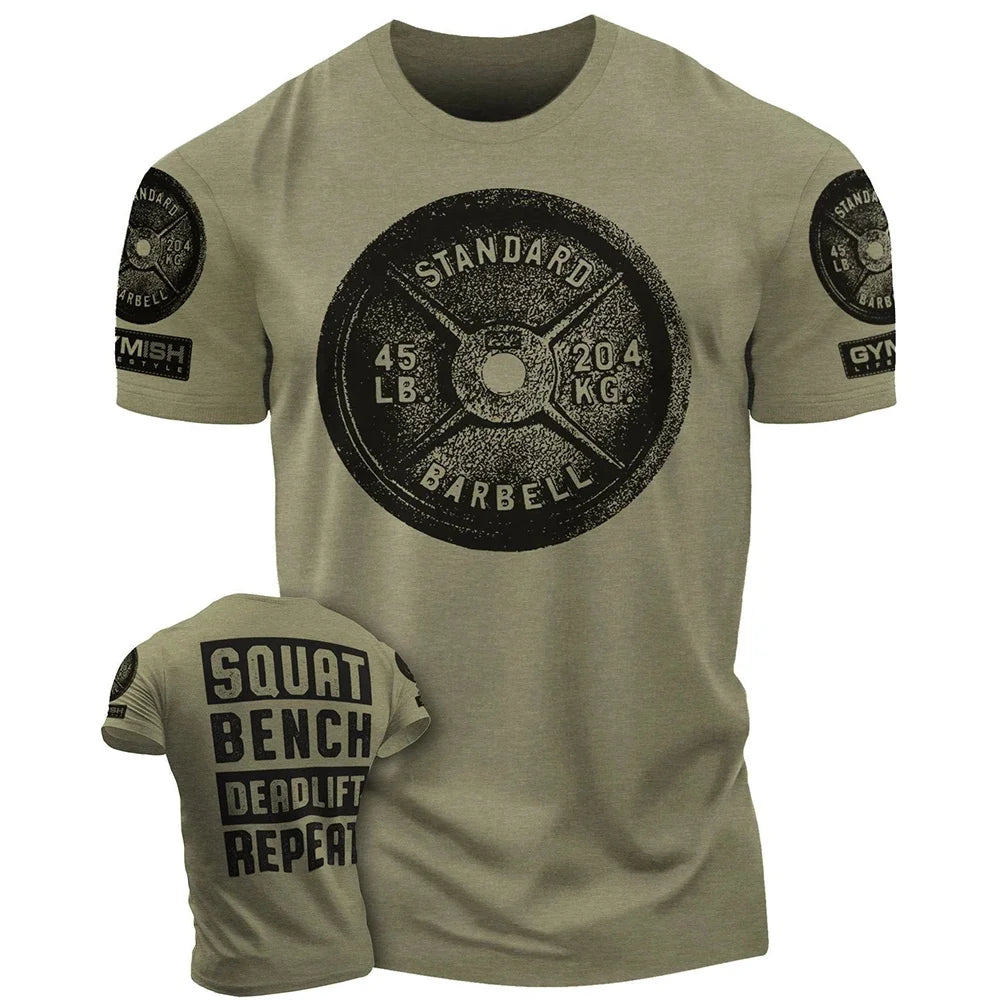 Camiseta estampada de verano para hombre, top de manga co...