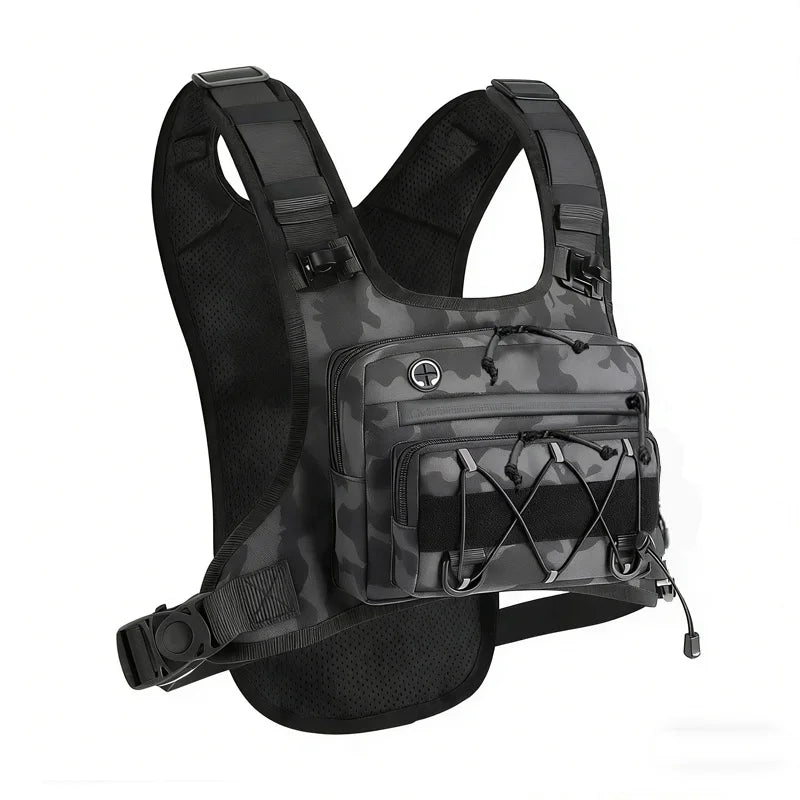 Bolsa Táctica, Chaleco con Bolsillos Frontales, Mochila p...