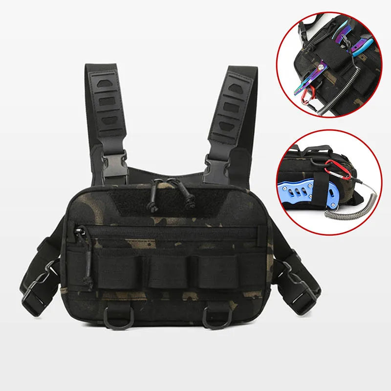 Mochila táctica para aparejo de pecho, Kit de reconocimie...