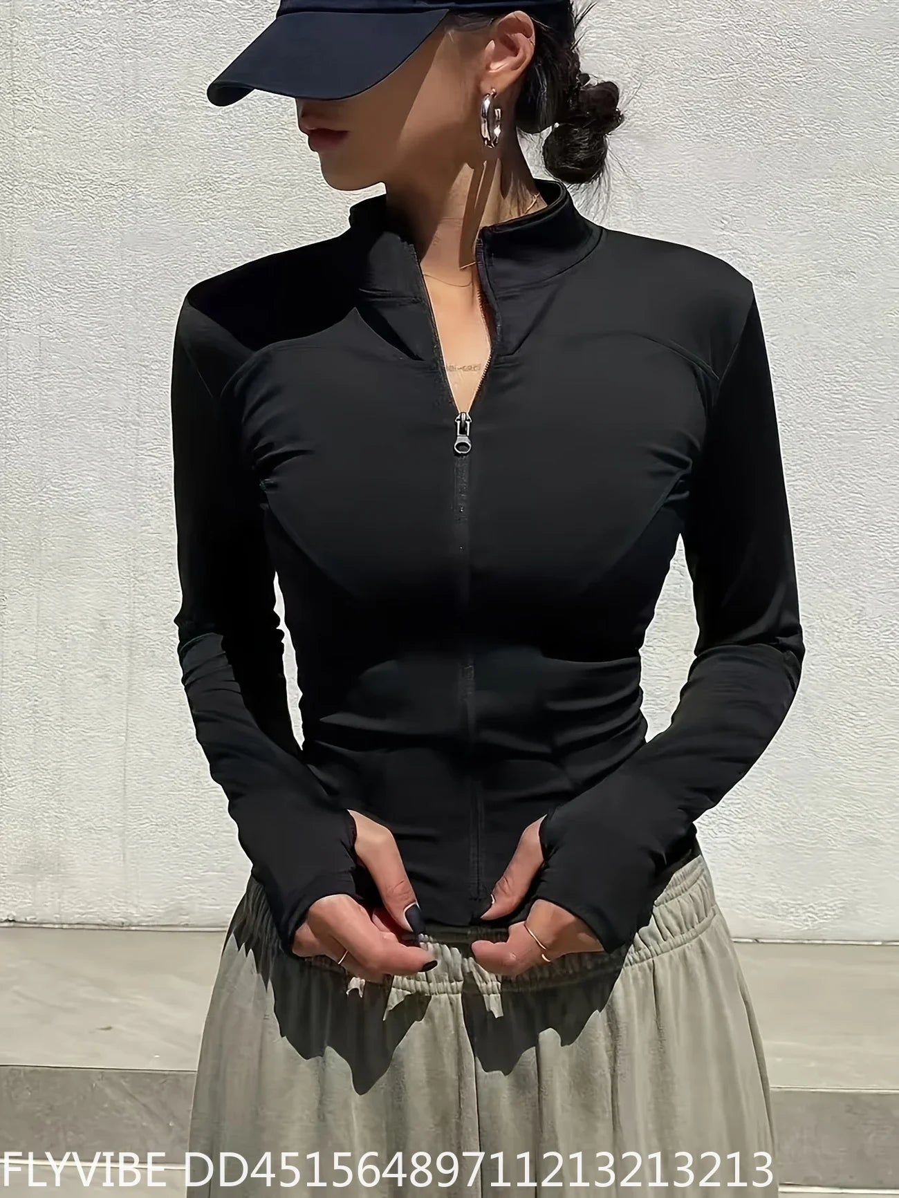 Chaqueta Deportiva de Secado Rápido para Mujer, con Cierr...