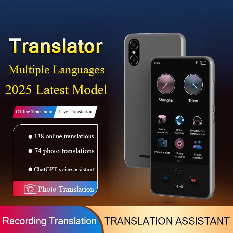 Dispositivo Traductor de Idiomas, Compatible con 138 Idio...