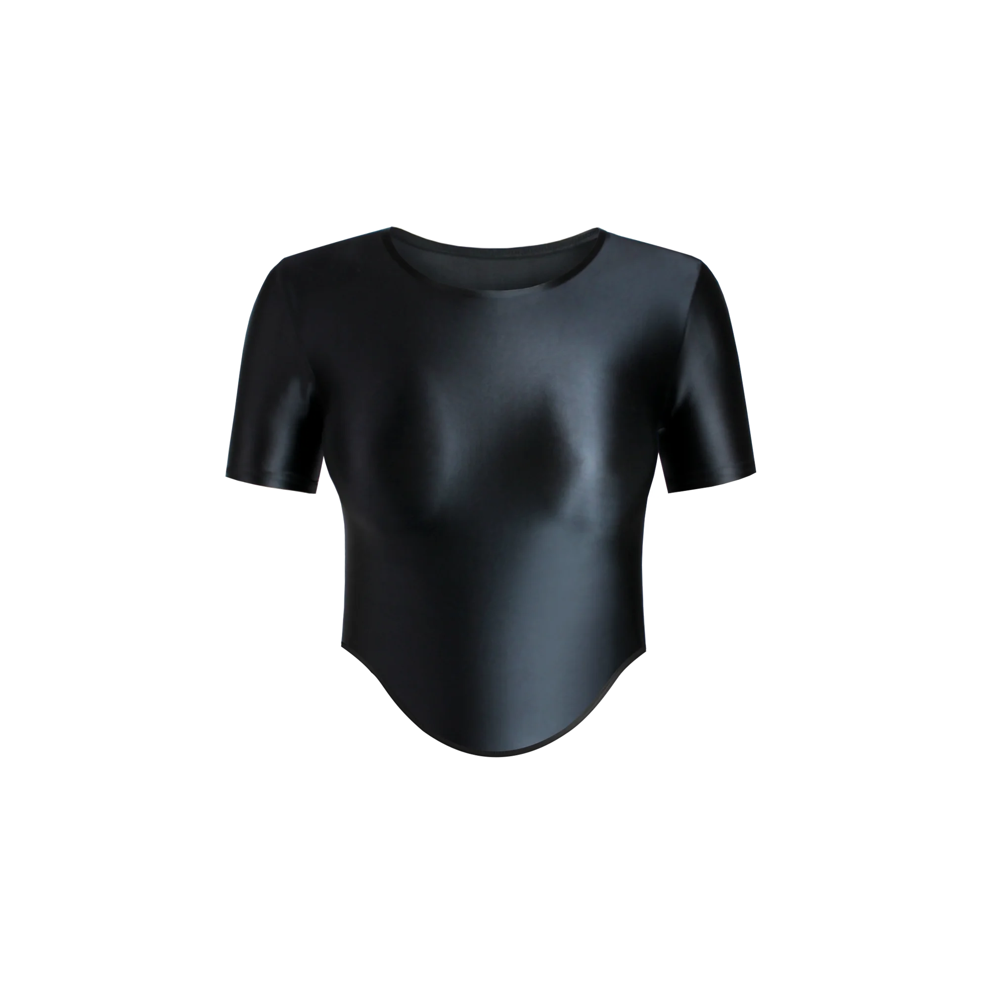 Camiseta elástica brillante y suave para mujer MJINM, cam...