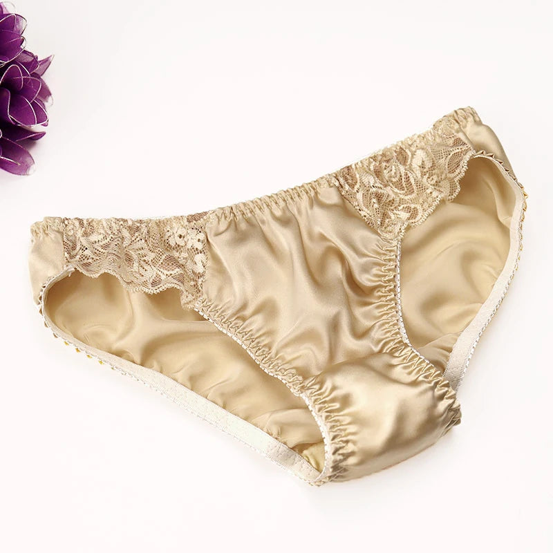 Silk moire women's underwear from Corporación Turística, soft and luxurious 100% silk lingerie with delicate design and smooth fabric.