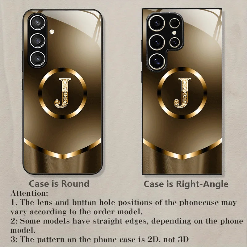 Tempered glass phone case with leaf pattern by Corporación Turística, showing the clear protective cover with decorative leaf design.