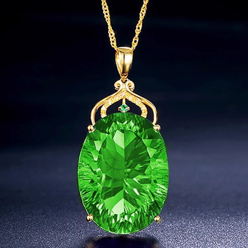 Collar de Reina suiza en quilates de gota de agua de moda...