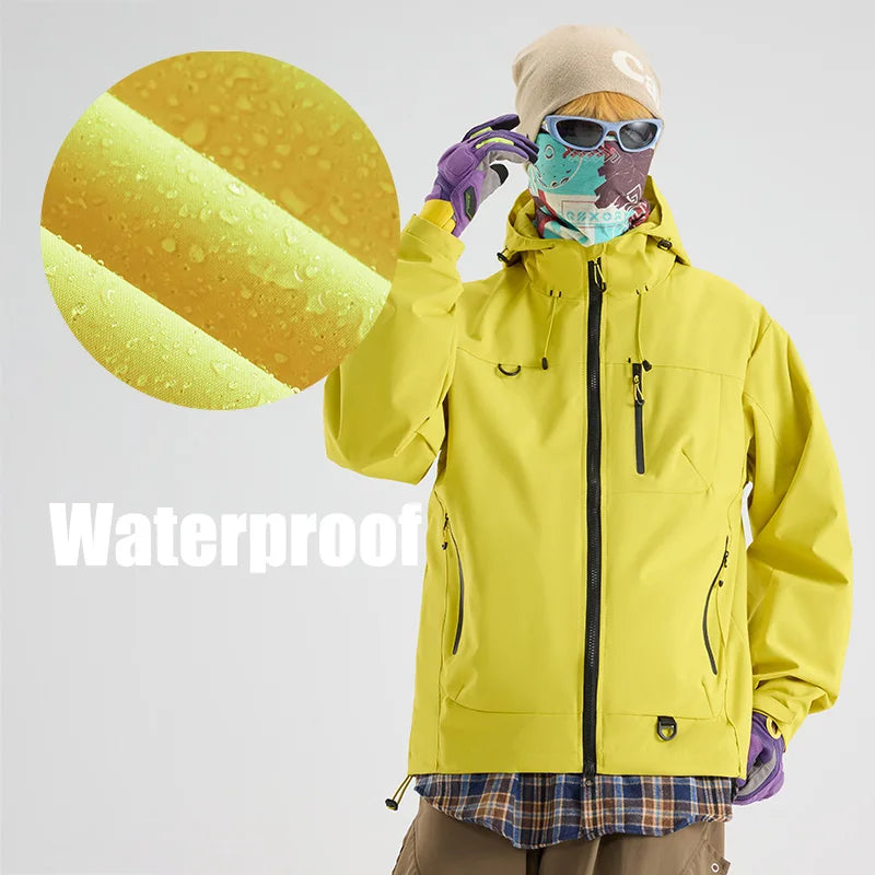 Chaqueta Senderismo Unisex Ippolich: Cortavientos Impermeable con Capucha - Corporación Turística