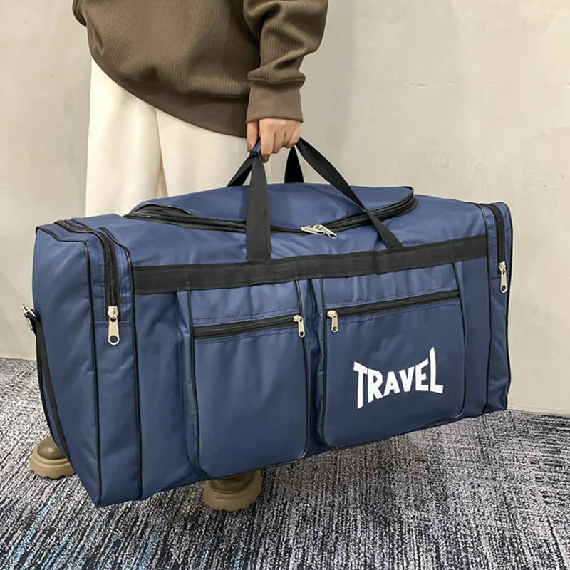 Bolsa de viaje plegable de gran capacidad, bolso deportiv...