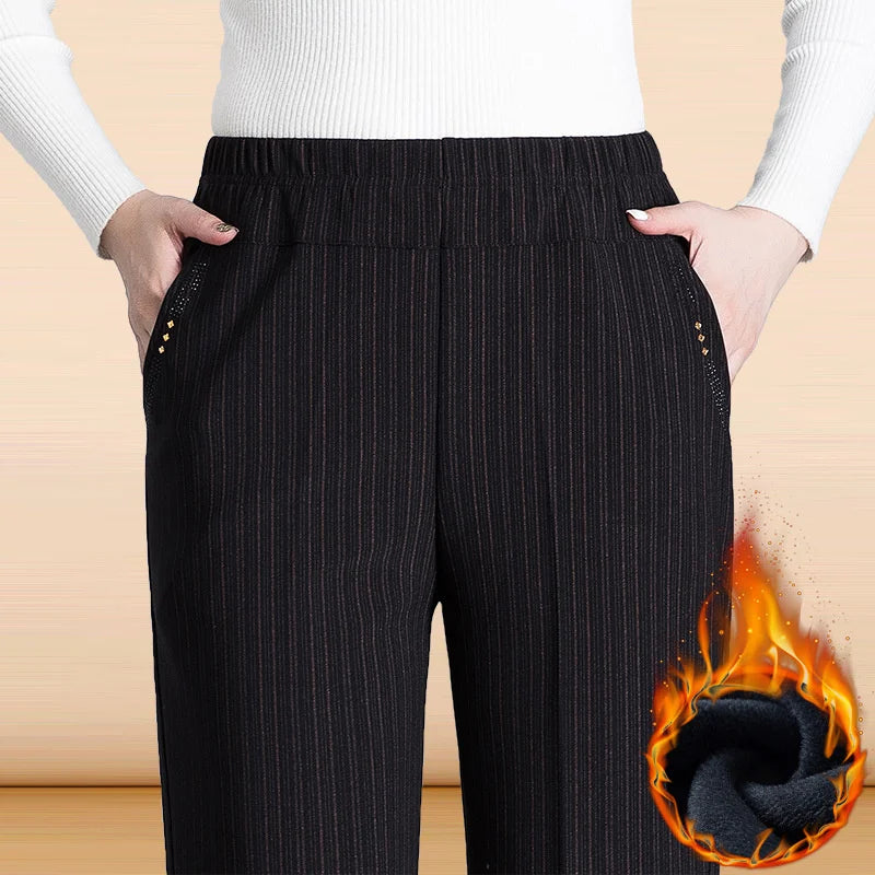 Pantalones Mujer Cintura Alta Elásticos OKXGNZ Otoño Invierno XL-9XL