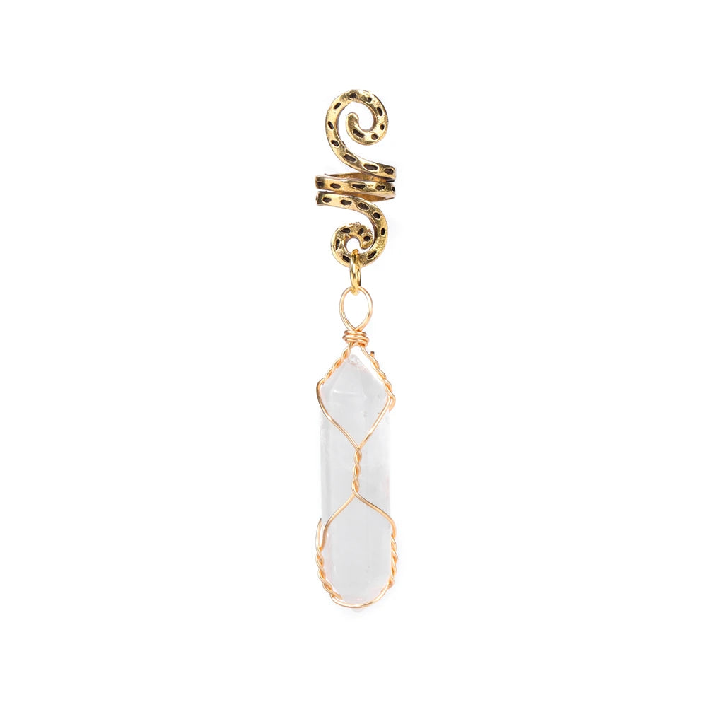 Colgante de piedra Natural para mujer y niña, accesorios ...