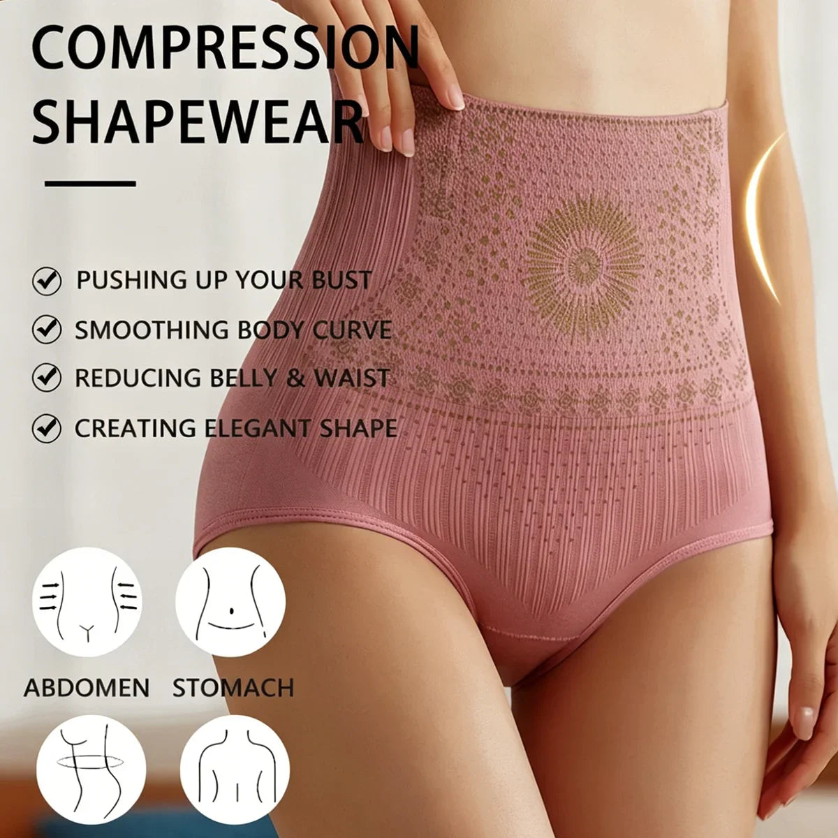 Seamless high-waisted waist trainer faja moldeadora de cintura para mujer, en color negro, ajustada y sin costuras.