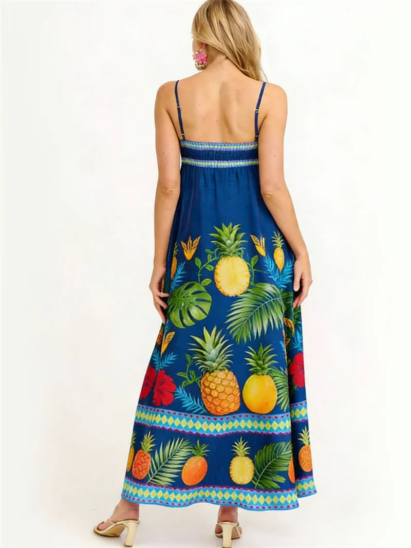 Vestido Largo de Fiesta para Mujer con Estampado Floral G...