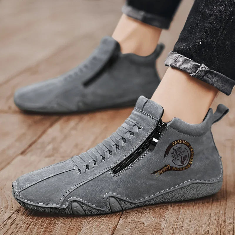Zapatos para hombre 2025, nuevas botas de diseñador con c...