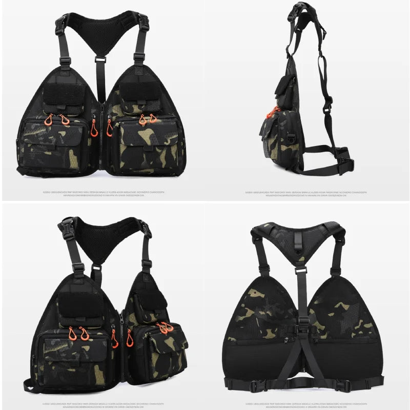 Chaleco Táctico de Pesca y Camping para Hombre y Mujer, c...