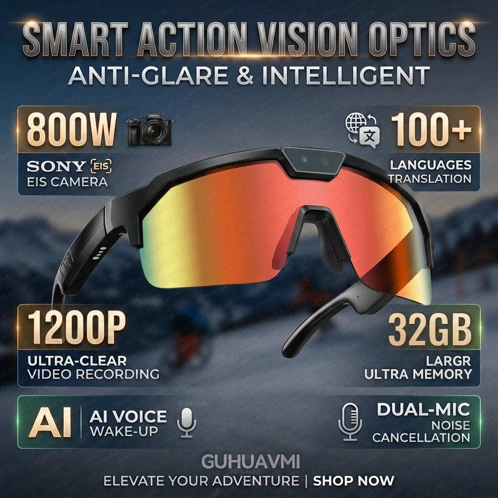 Nuevas Gafas Inteligentes con IA 2026, Cámara 1200P, 4K A...