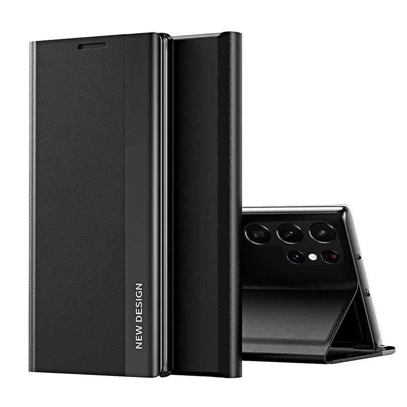 Samsung Galaxy S23 S22 S24 Ultra protective case with rope strap, durable black cover from Corporación Turística.