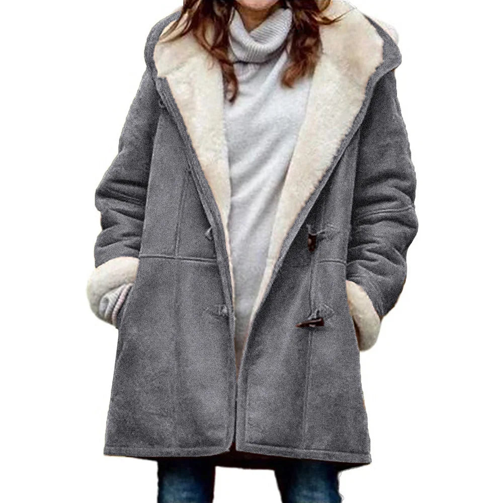 Nuevo Abrigo de Mujer para Otoño e Invierno 2026 con Capu...