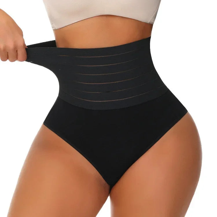 High-waisted shaping panties for women, set of 2, from Corporación Turística, shown in soft fabric with seamless design.