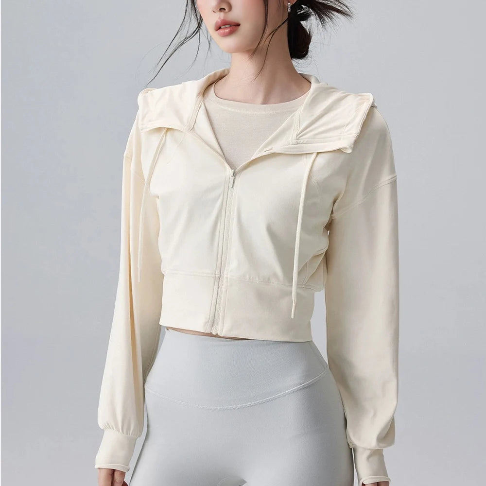 Chaqueta Deportiva Mujer Transpirable para Correr y Yoga