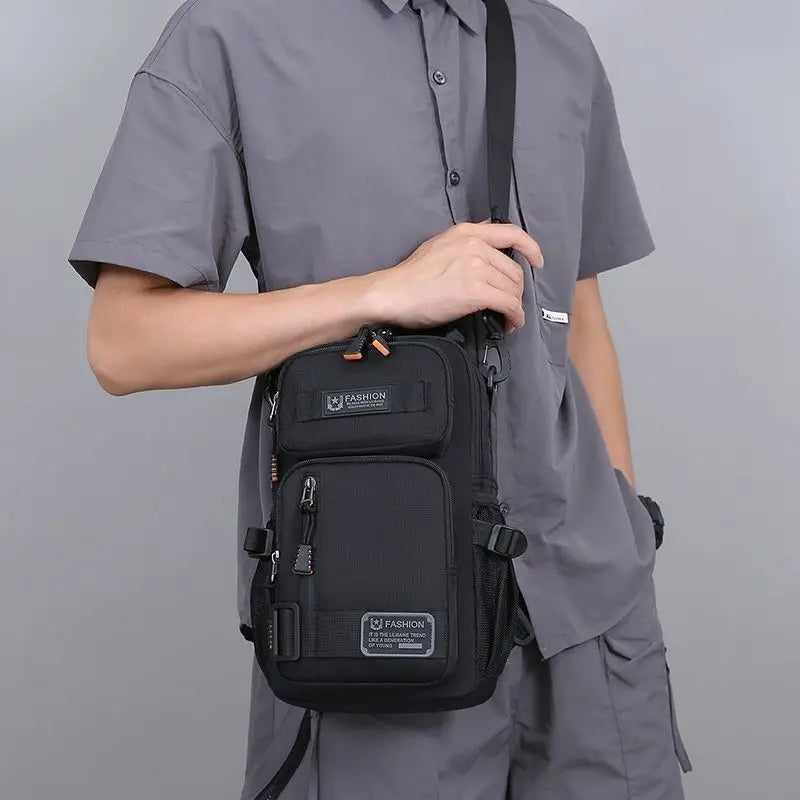 Riñonera para acampar para hombre, bolso de pecho, bolsos...