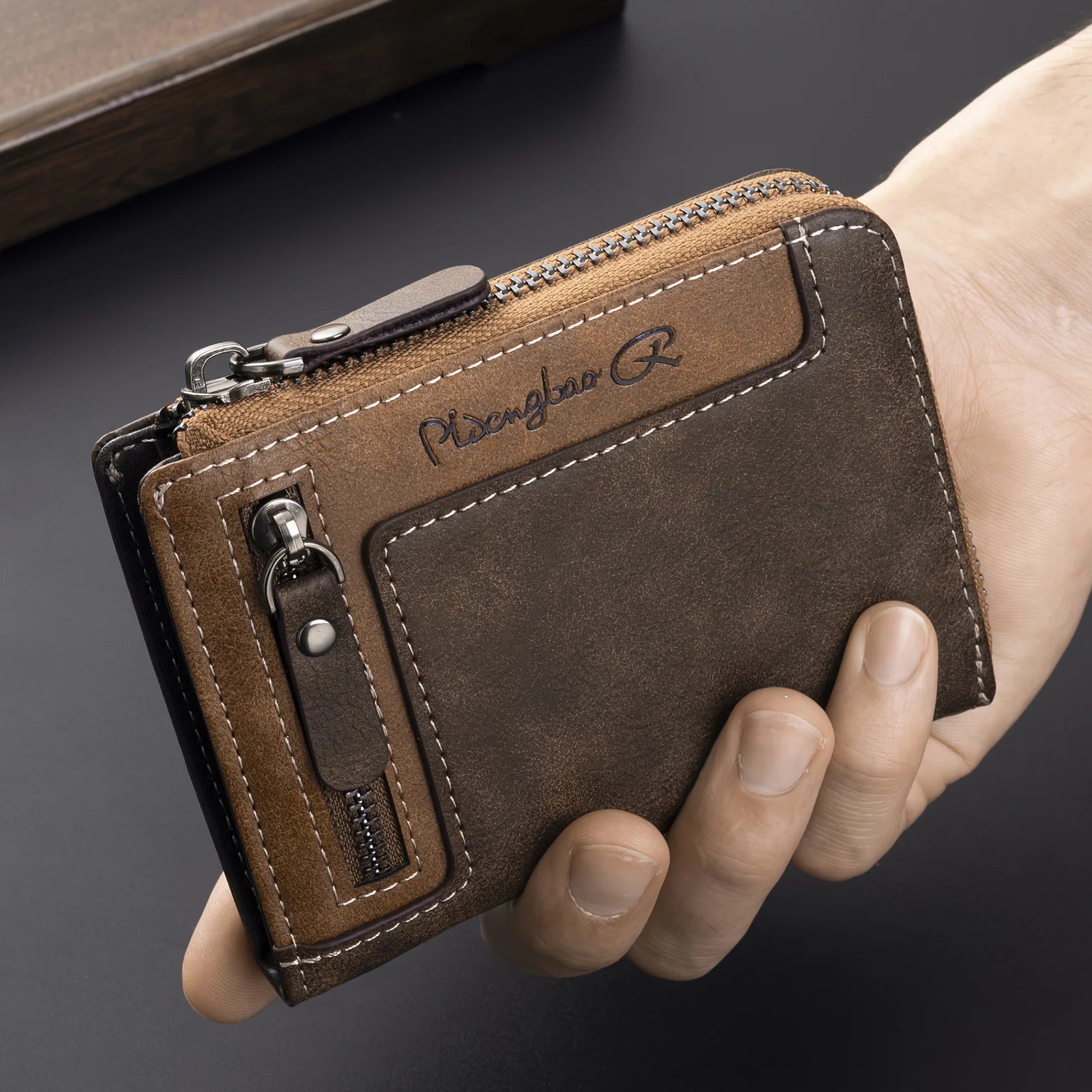 Cartera Corta Retro CEXIKA - Monedero PU Multifuncional - Corporación Turística