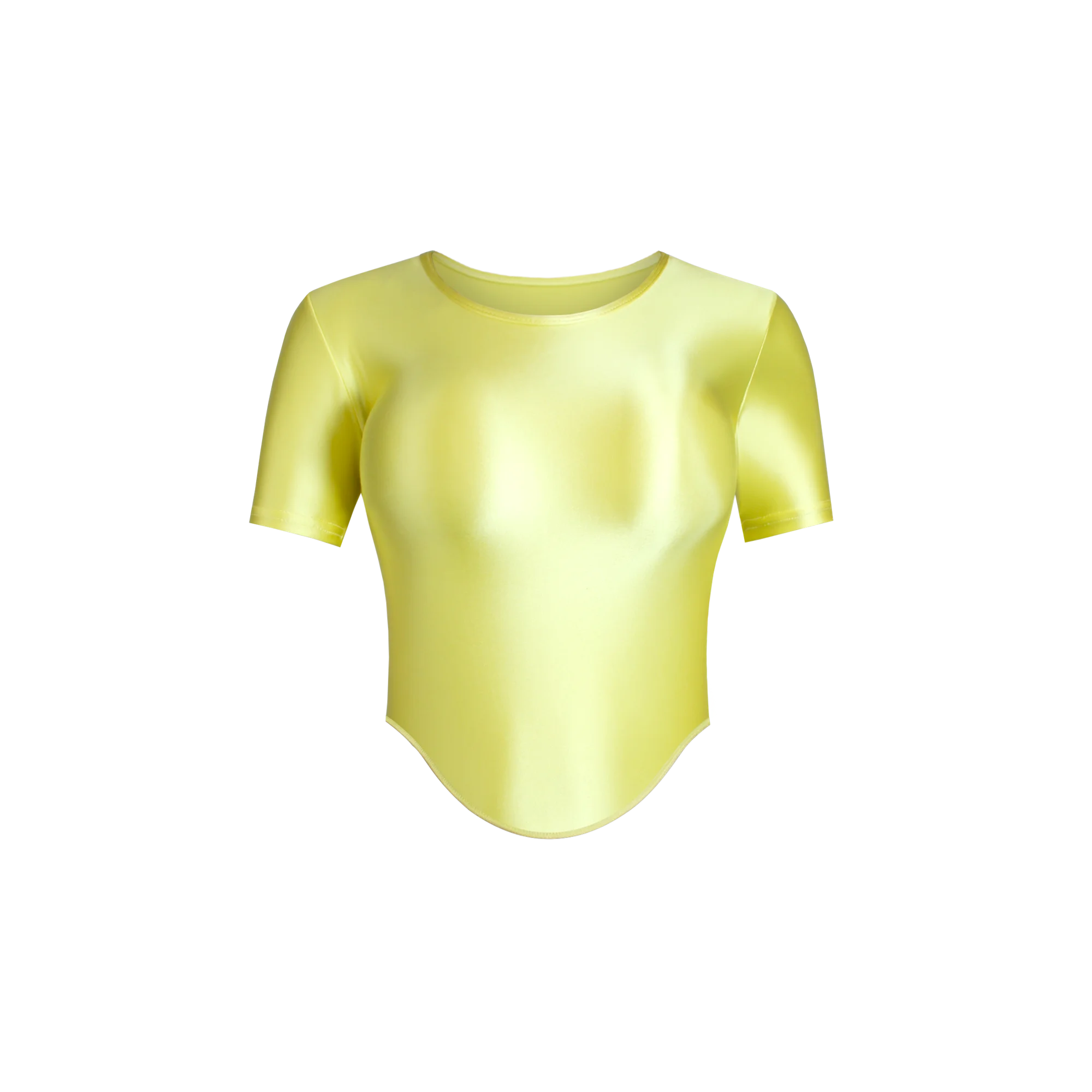 Camiseta elástica brillante y suave para mujer MJINM, cam...