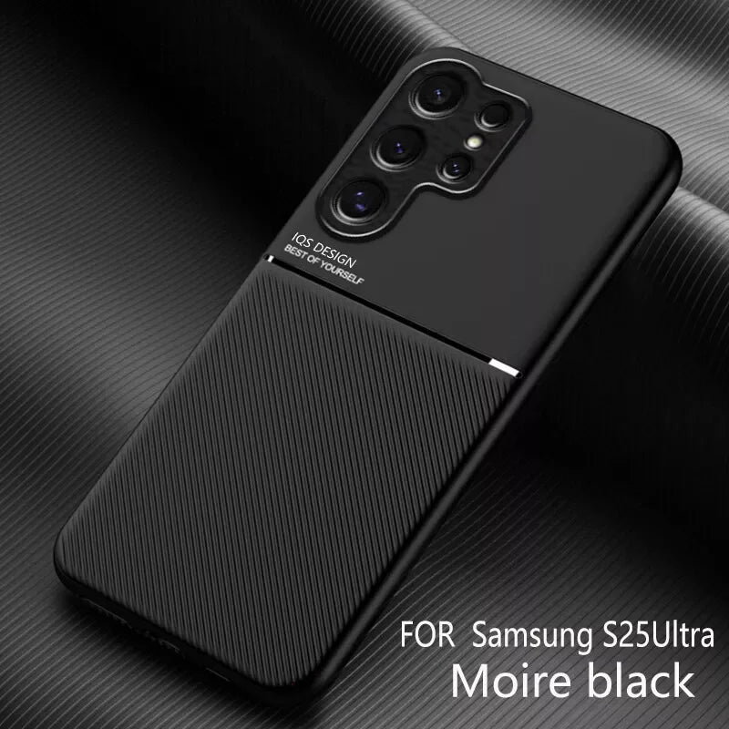 Magnetic slim leather phone case for Samsung Galaxy, lightweight and protective, by Corporación Turística.