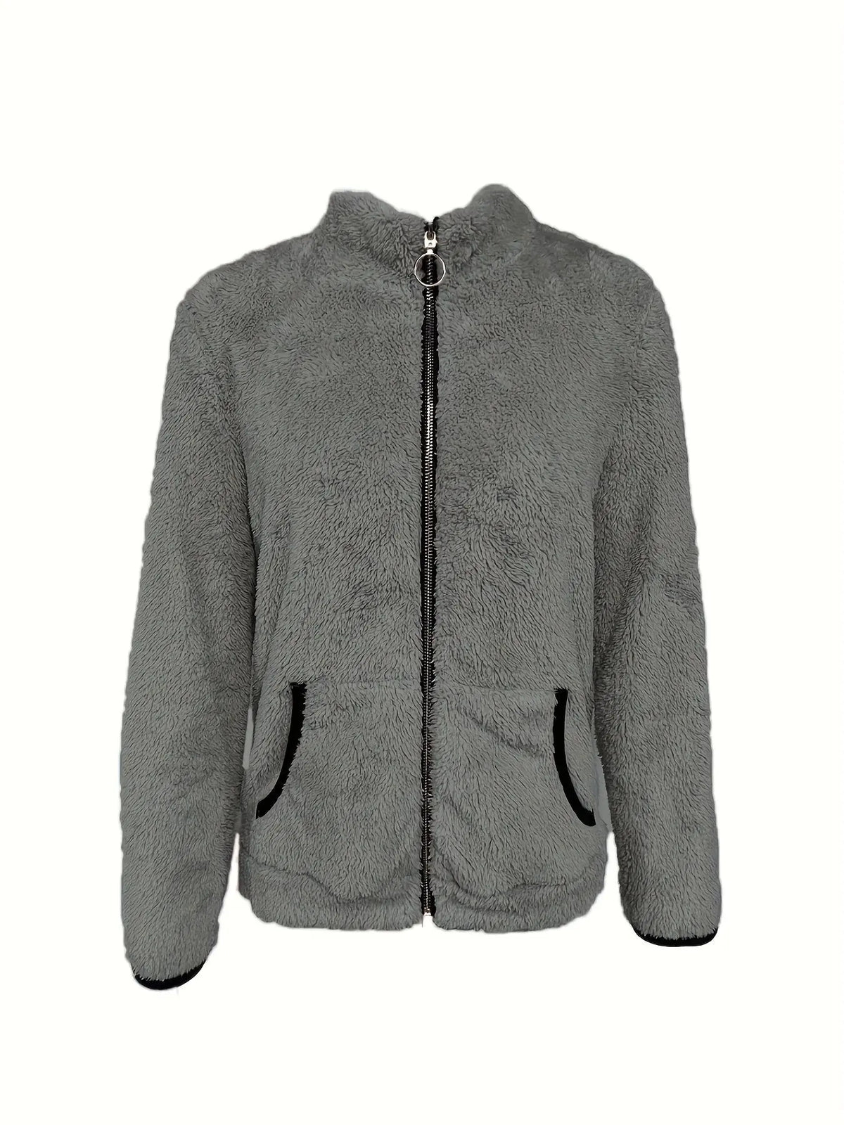 Women's full-zip fleece jacket by Corporación Turística featuring cozy, soft material and a front zipper for warmth and comfort.
